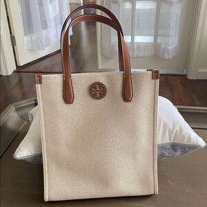 Tory Burch Tan and Brown Tote Bag